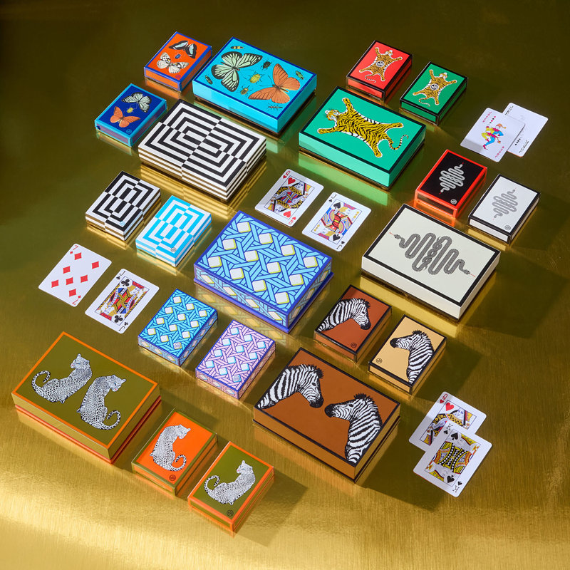 Jonathan Adler Zebras Lacquer Card Set | Wayfair